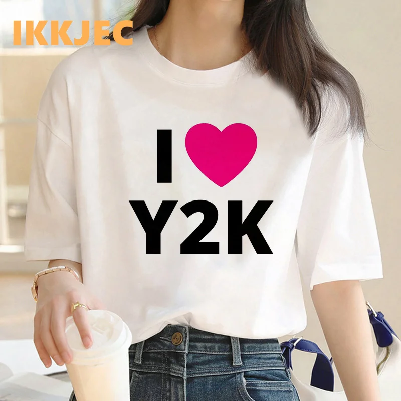 

i heart shirts y2k t-shirt women casual aesthetic tumblr kawaii couple crop top tumblr
