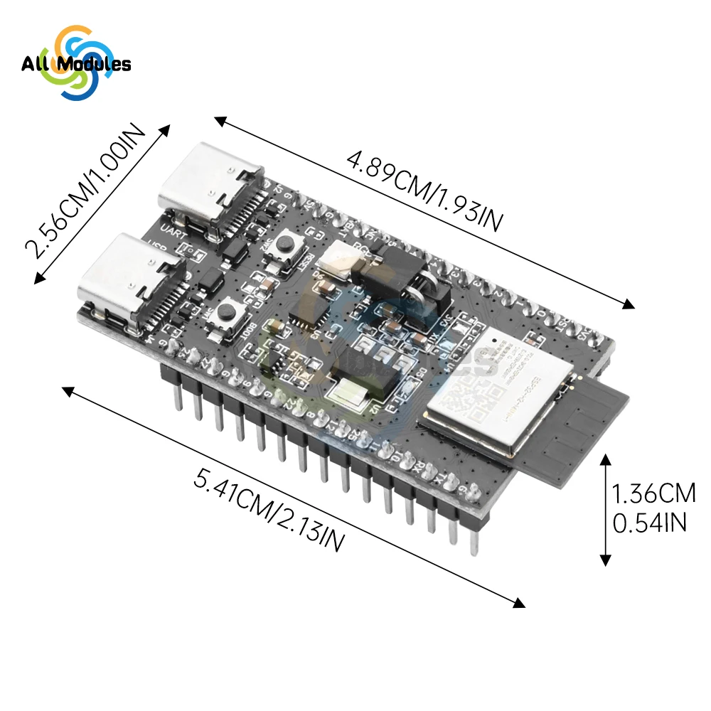ESP32-H2-DevKitM-1-N4 WIFI BT IoT макетная плата основная Бортовой модуль