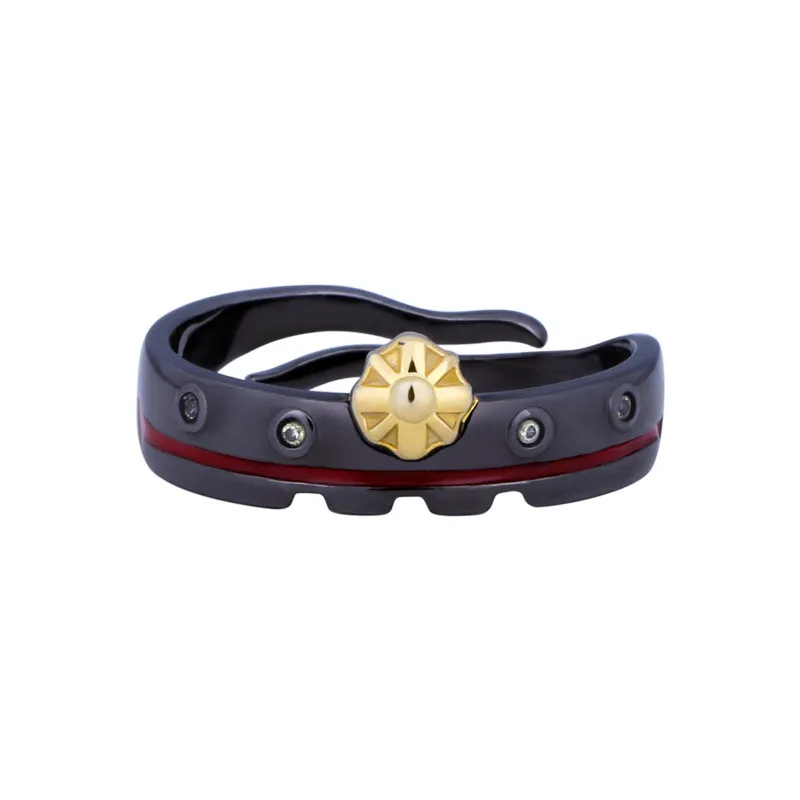 Кольцо в виде бордового глаза стиле игры Деревня для мужчин и женщин кольца