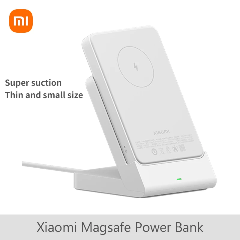 Najtaniej Dla IPhone 12 13 14 Pro Mag-safe Bezprzewodowa ładowarka Xiaomi Magnetyczny Bezprzewodowy Bank Mocy 5000mAh P05ZM