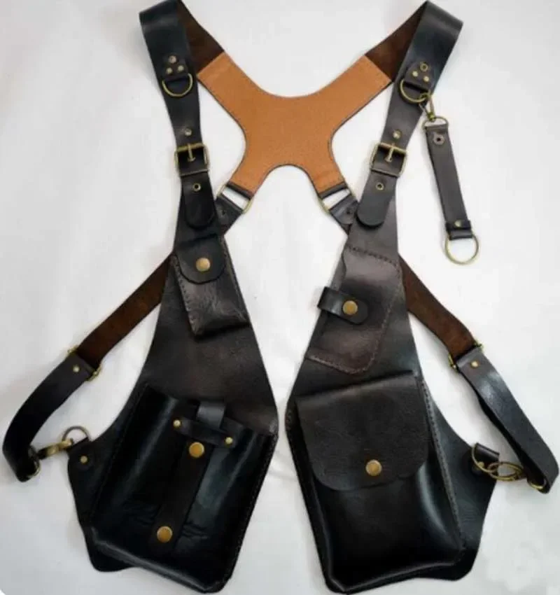 Средневековый кошелек под мышками сумка-кобура на плечо винтажный жилет в стиле