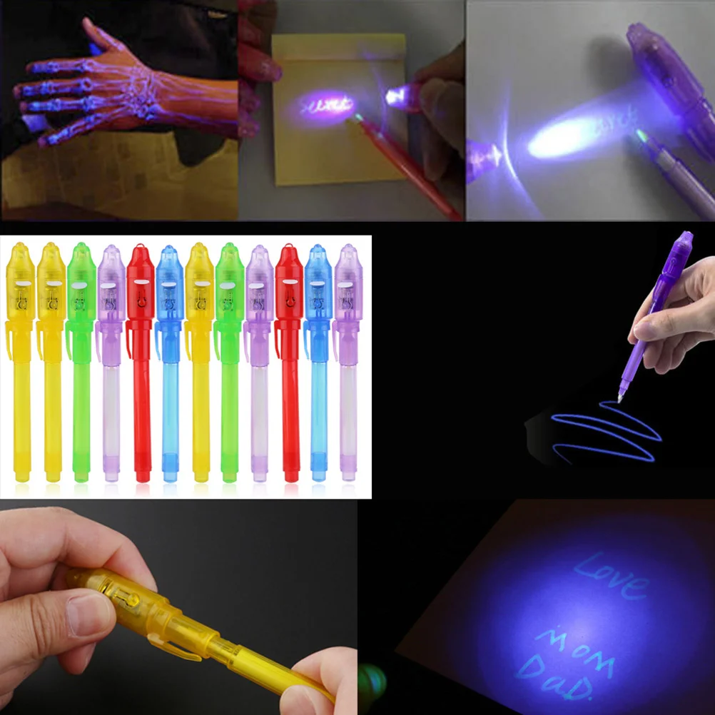 

Pen Ink Disappearing Upgraded Invisible Dual Functional Led Invisable Portable Party Favor Ideas Gift Secret Message Writer