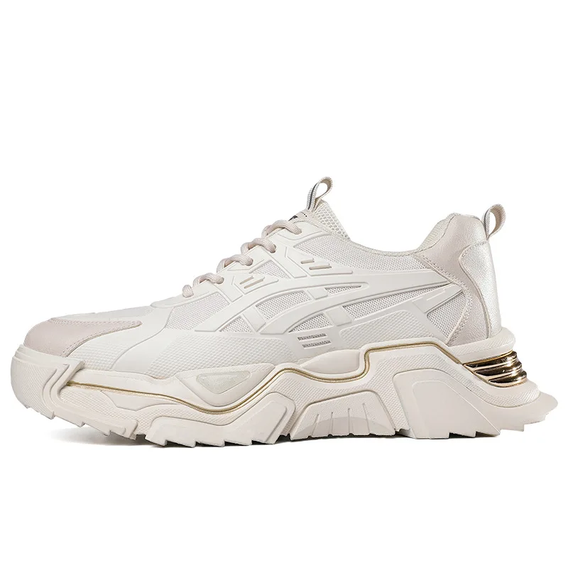 2022 Thick-soled Dad Shoes Color-changing Sports Men's Shoes Autumn New Breathable Mesh Sports Fitness Running Shoes