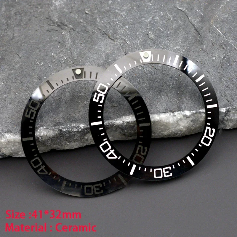 41*32 мм вставка безеля для часов керамическая подставка Samurai Black Series PROSPEX SRPB55K1 чехол