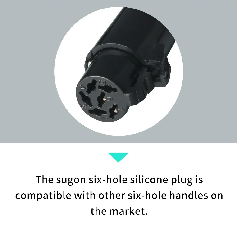 Фото Ручка для паяльной станции SUGON T210/T115/T245/T12, паяльная станция с кнопкой управления, с поддержкой оригинального наконечника C210, C245, C115 №4