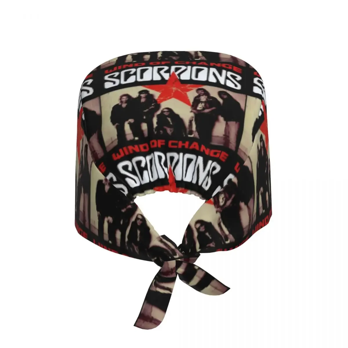 Фото Медицинская шапочка Scorpions Band Rock для врачей и медсестер, регулируемая, для мужчин и женщин, для стоматологов №1
