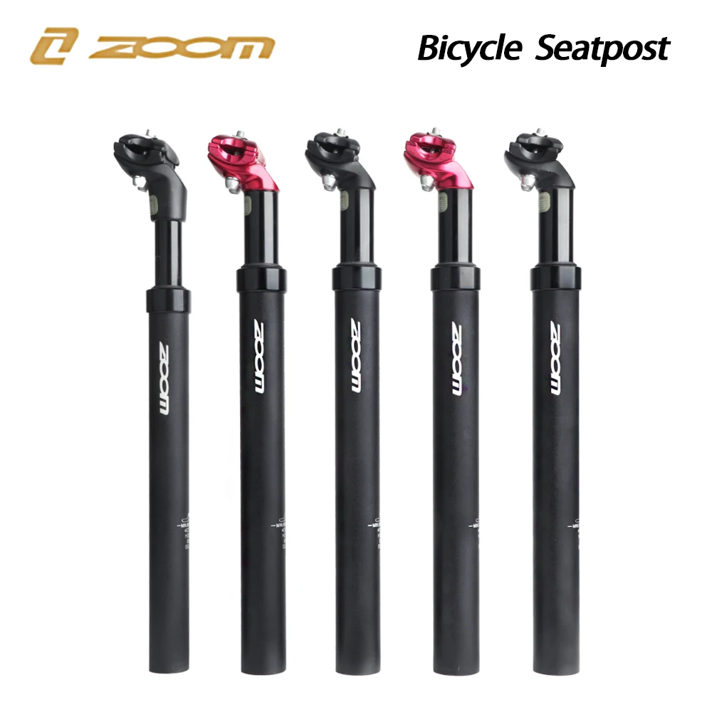 

ZOOM Suspension Seatpost Dropper MTB Bicycle Shock Absorber Seat Post Mountain Bike Damping Saddle Tube Aluminum 27.2 30.9 31.6