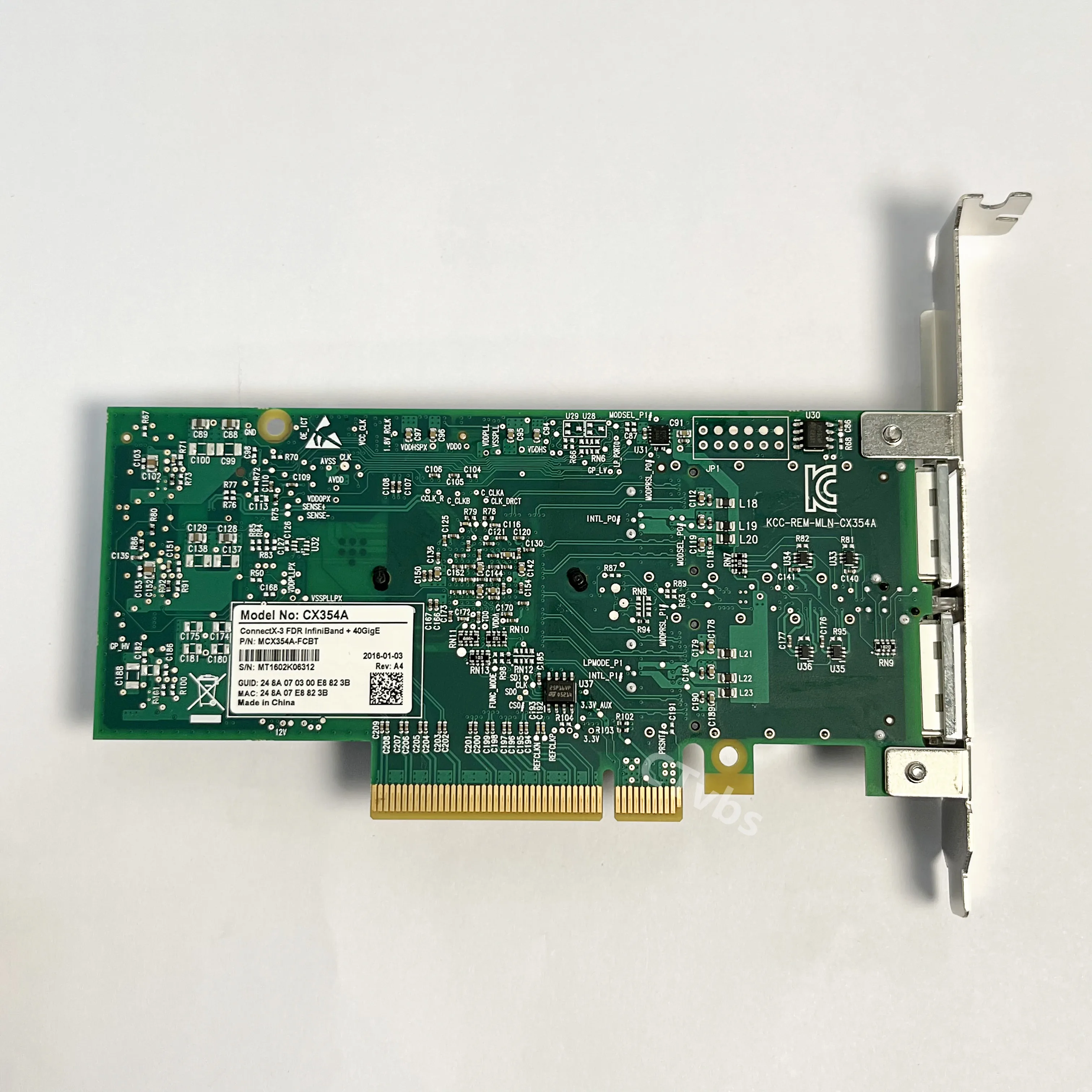 MCX354A-FCBT Mellanox CX354A ConnectX-3 VPI FDR Infiniband 40GbE QSFP PCIe images - 6