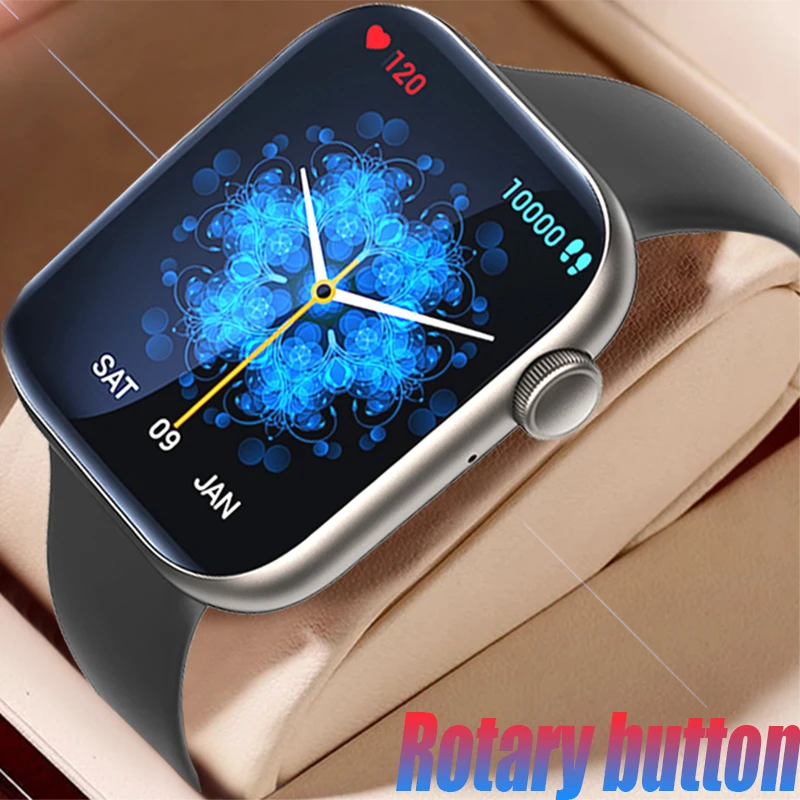 

2022 New Women Bluetooth Call Smartwatch Men Rotary Keys Custom Watch Face Sports Waterproof Clock Ladies Smart Watch For Androi