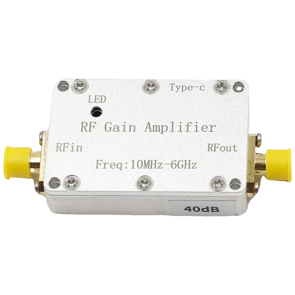 10 МГц-6 ГГц LNA усилитель высокой плоскостности с SMA RF приводом приемник сигнала