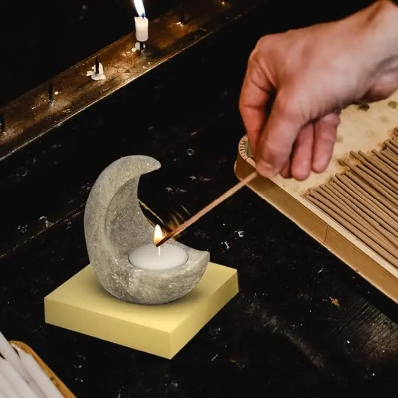 Силиконовая форма сделай сам для подсвечника в виде полумесяца