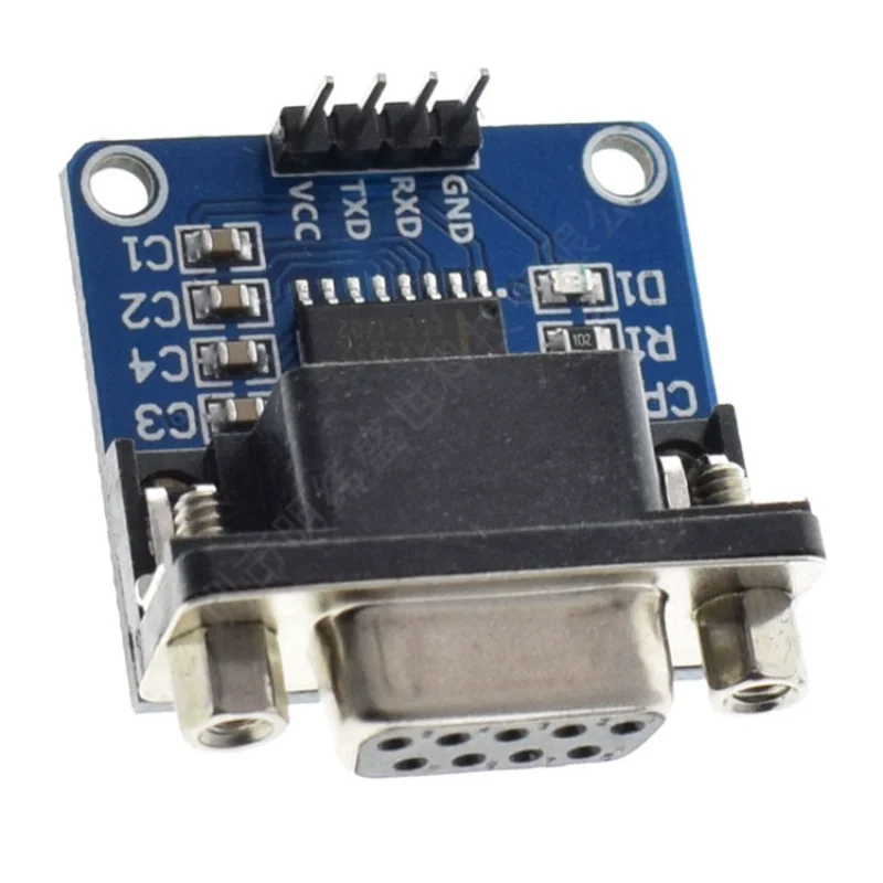 

MAX3232 RS232 to TTL Serial Port Converter Module DB9 Connector MAX232 For Arduino