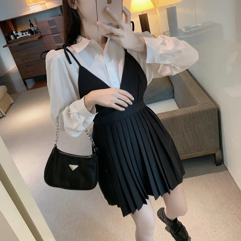 Повседневные белые рубашки с длинным рукавом женская блузка лацканами топы