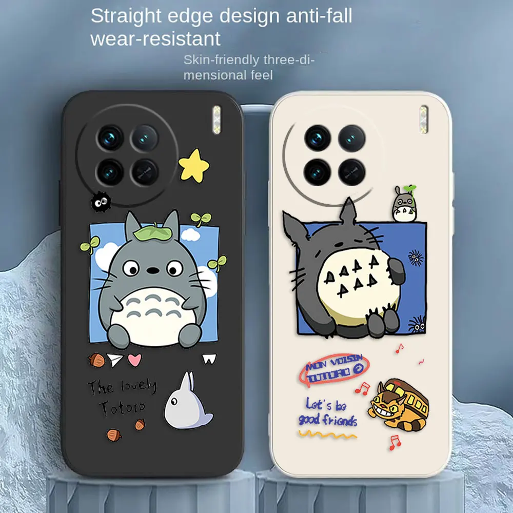 

Spirited Away Totoro Phone Case For VIVO X21I X21S X23 X27 X30 X50 X60 X70 X80 X90 PRO PLUS Colour Liquid Case Funda Shell Capa