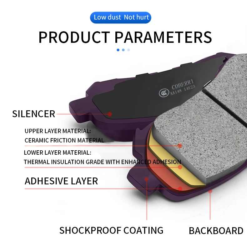 FEIDUN китайский бренд Новая Керамическая формула бесшумные автомобильные
