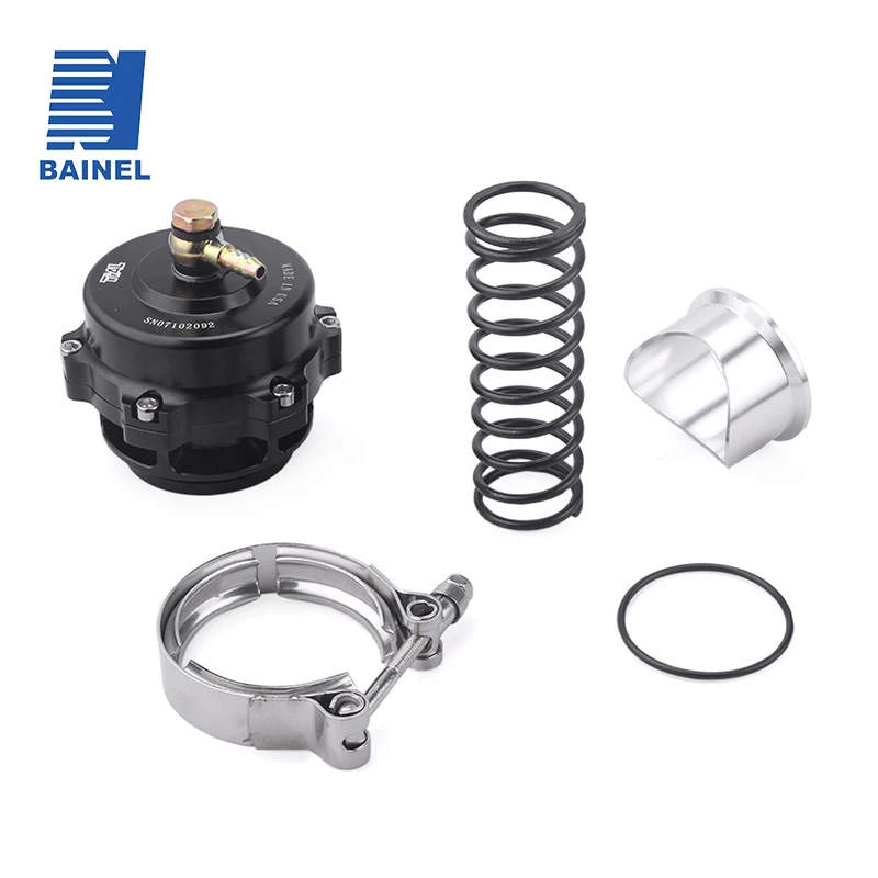 

BAINEL Car Modified Turbine Pressure Relief Valve High-QualityTial Style 50mm Blow Off Valve CNC BOV With V-band Flange Kit