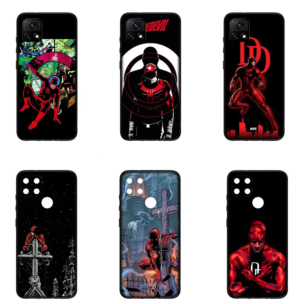 Чехол с плакатом Marvel Daredevil для Samsung Galaxy Note 20 Ultra 10 8 9 S10 Lite S9 A6 A8 Plus A7 A9 A06 A16 M35
