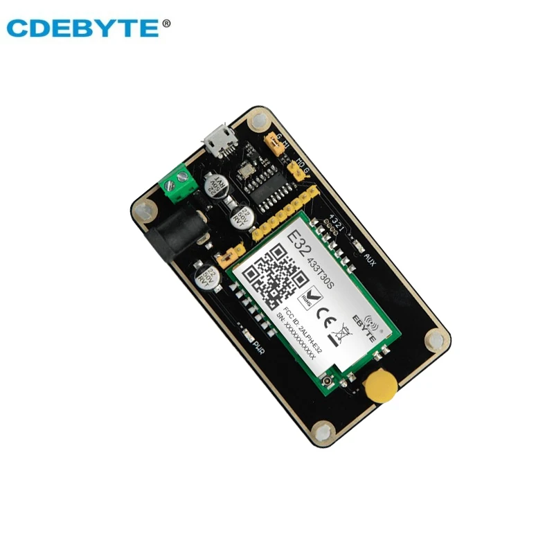 CDEBYTE 433MHz 3.0dBi LoRa IOT приемник передатчика тестовая плата стандарта с фотомодулем антенный USB-кабель