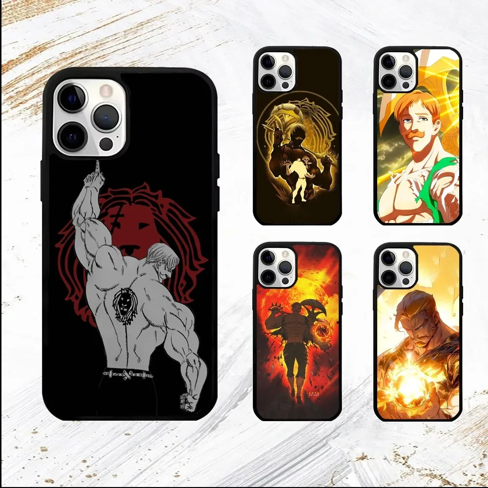 Escanor Seven D-Deadlys S-Sins Anime Phone Case For iPhone 16 15 14 13 12 11 Pro Max Plus Mini PC Fashion phone case