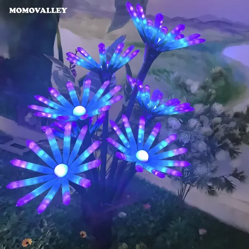 Фото Садовые светодиодные светильники Momovalley Dream Color Coral №2