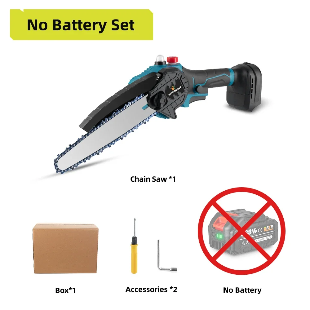 

NEWBENY 8-дюймовая аккумуляторная цепная пила для Makita