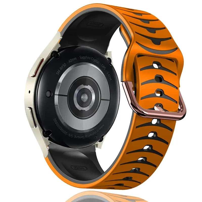 

Silicone Strap For Samsung Galaxy Watch 6/5/4 44mm 40mm Watch 5 pro 45mm Sport Strap Galaxy Watch 4 46mm 42mm Bracelet Correa