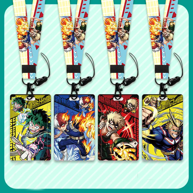 

1 шт. Милая японская аниме Моя геройская Академия искусство для ключей ремешок на шею шнурок для карт ID держатель знака Карта искусственная Обложка игрушки