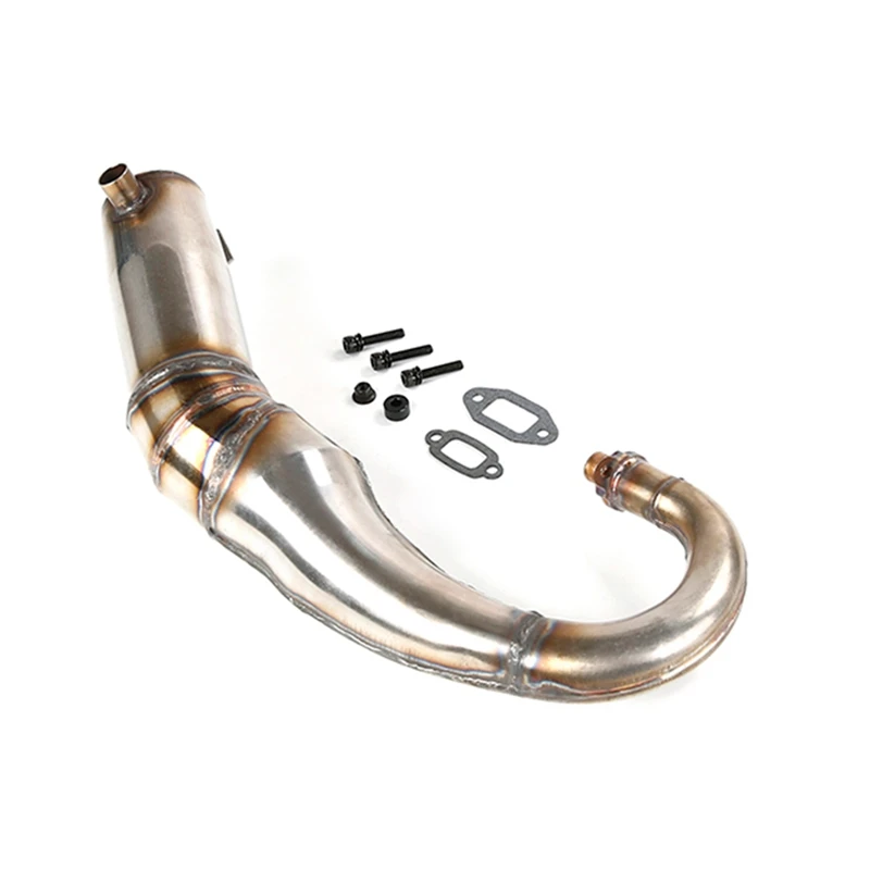 

Rc Car Toys Parts Upgrade Metal Mute Of Exhaust Muffler Pipe For 1/5 Hpi Rofun Baha Rovan Km Baja 5B 5T 5SC