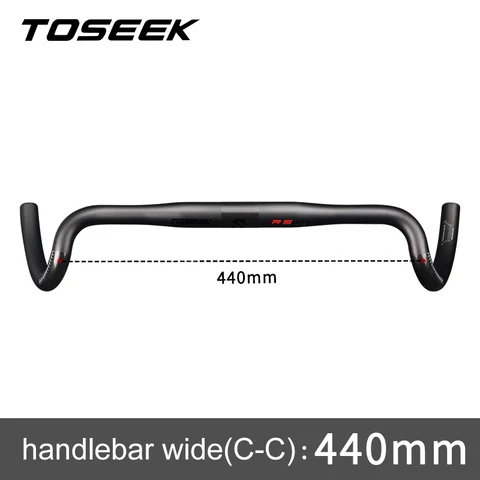 Руль для велосипеда TOSEEK RS-wrc, 31,8 мм, 400/420/440 мм
