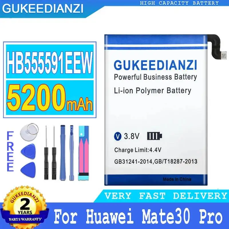 Фото Аккумулятор HB555591EEW 5200 мАч для Huawei Mate30 Pro Lio-AL00 Lio-TL00 Lio-L09 Lio-L29 Mate 30 Pro 5G Lio-AN00 Lio-AN00P Lio-N29 №1
