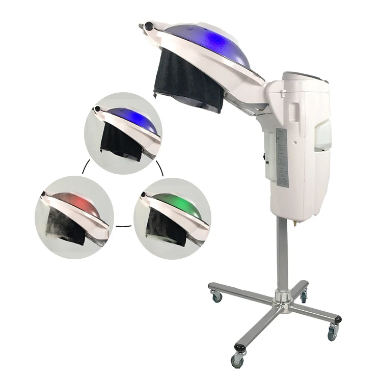 

nano micro mist professional hair steamer 7 color LED lights color hair steamer other hair salon equipment