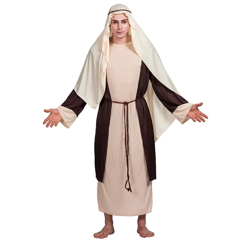

2022 Egyptian Greek Performs Saint Joseph Costume White Suit Costume Adult