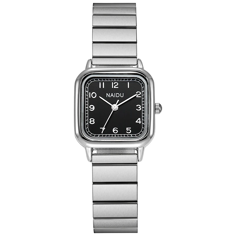 

Новое поступление, модные серебряные женские часы, роскошные брендовые высококачественные кварцевые часы из нержавеющей стали, женские часы