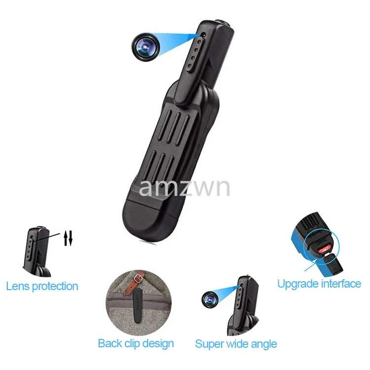 Мини-камера T189 FULL HD1080P DV DC Secret носимая маленькая ручка-камера