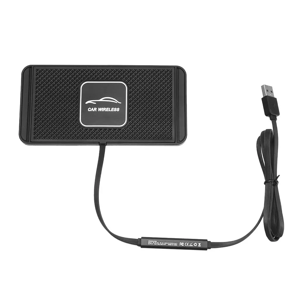 charger mat silicone mat non slip pad holder qi car wireless non slip phone charger fast charging for iphone samsung free global shipping