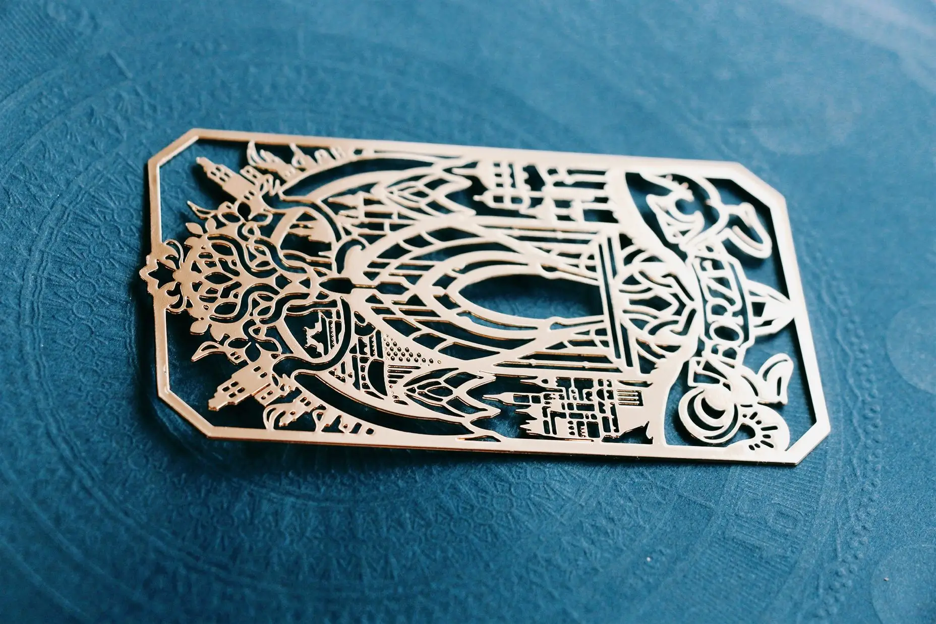 Классические длинные металлические закладки для книг в китайском стиле с аниме