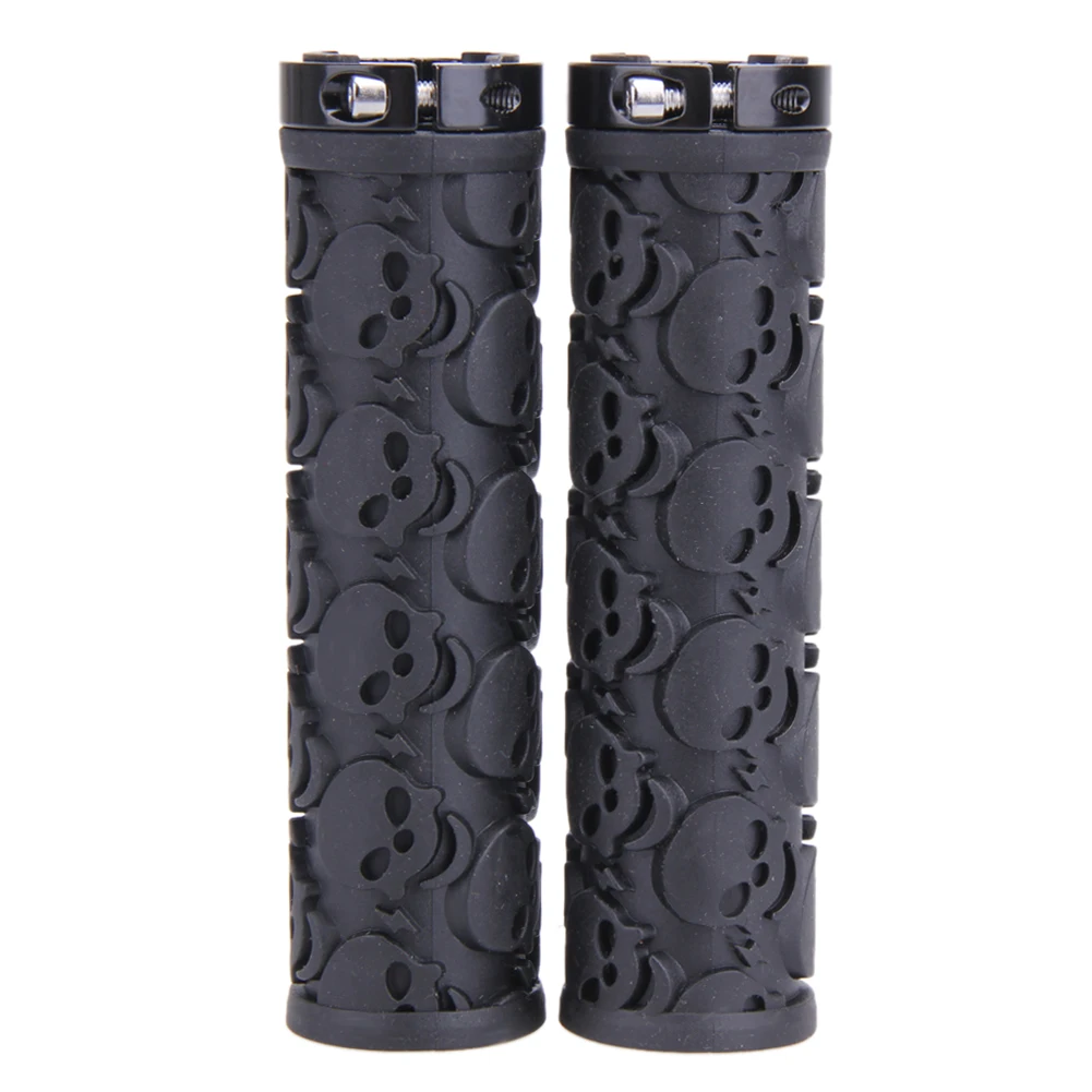 Горные велосипеды с черепом Запираемые рукоятки руль захваты рукав