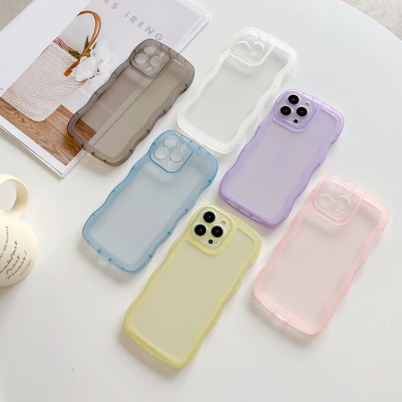 

Suitable For Iphone 7 7P 8 8P X XR 11 12 13 14Pro Max Simple Transparent All Inclusive Mobile Phone Case