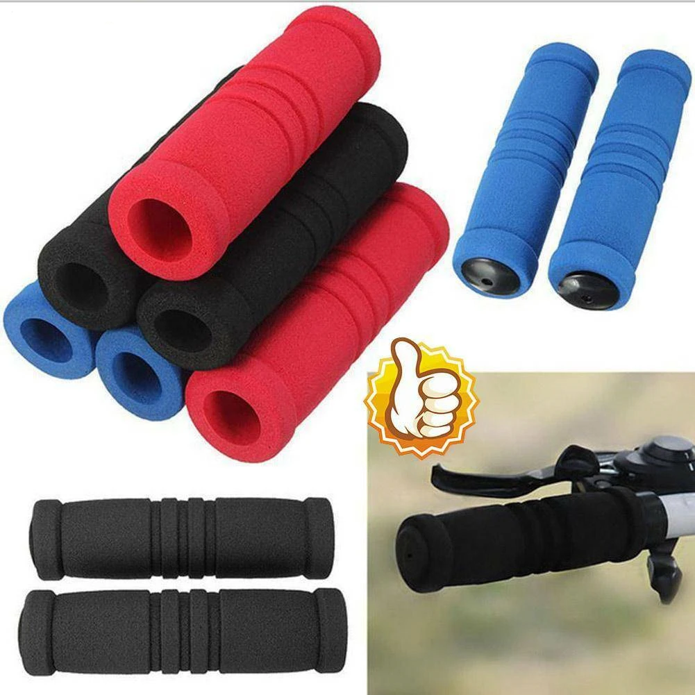 

2PCS Hot Soft Foam Sponge Handle Bar Grips Cover Bike Cycle Bicycle MTB