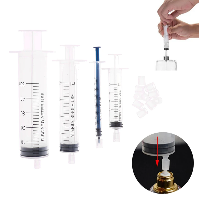 

New 1Set Perfume Dispenser Syringe Refill Tool Straight Draw
