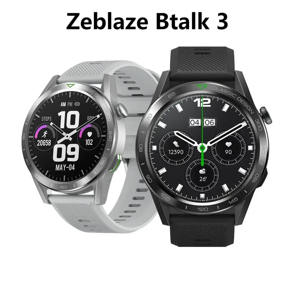 

Смарт-часы Zeblaze Btalk 3, 1,39 дюйма, IPS, HD, 24 часа