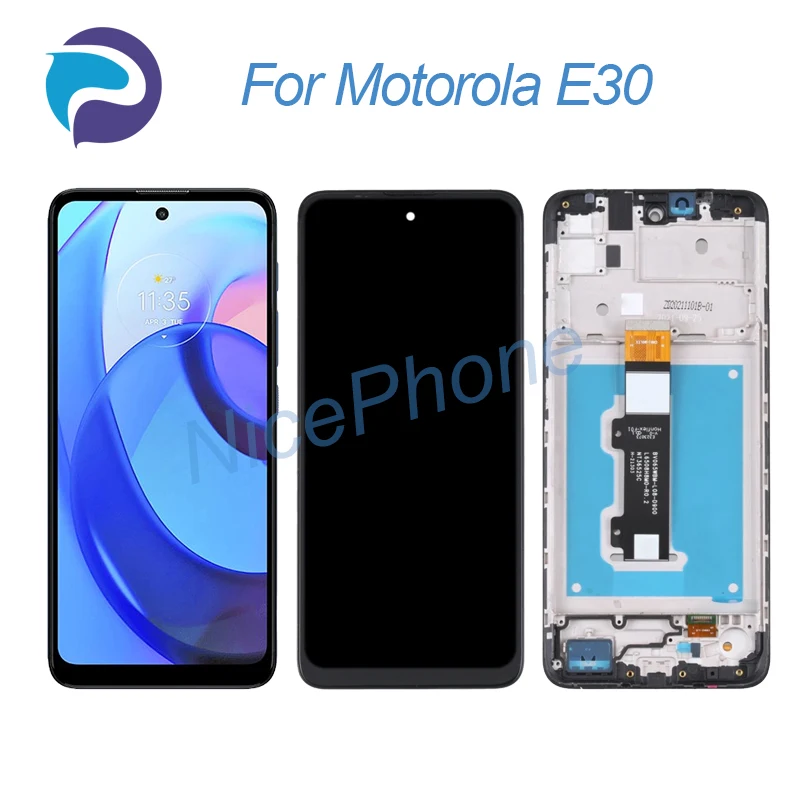 

Для Motorola E30 ЖК-экран + сенсорный дигитайзер дисплей 1600*720 XT2158-6 E30 ЖК-экран дисплей