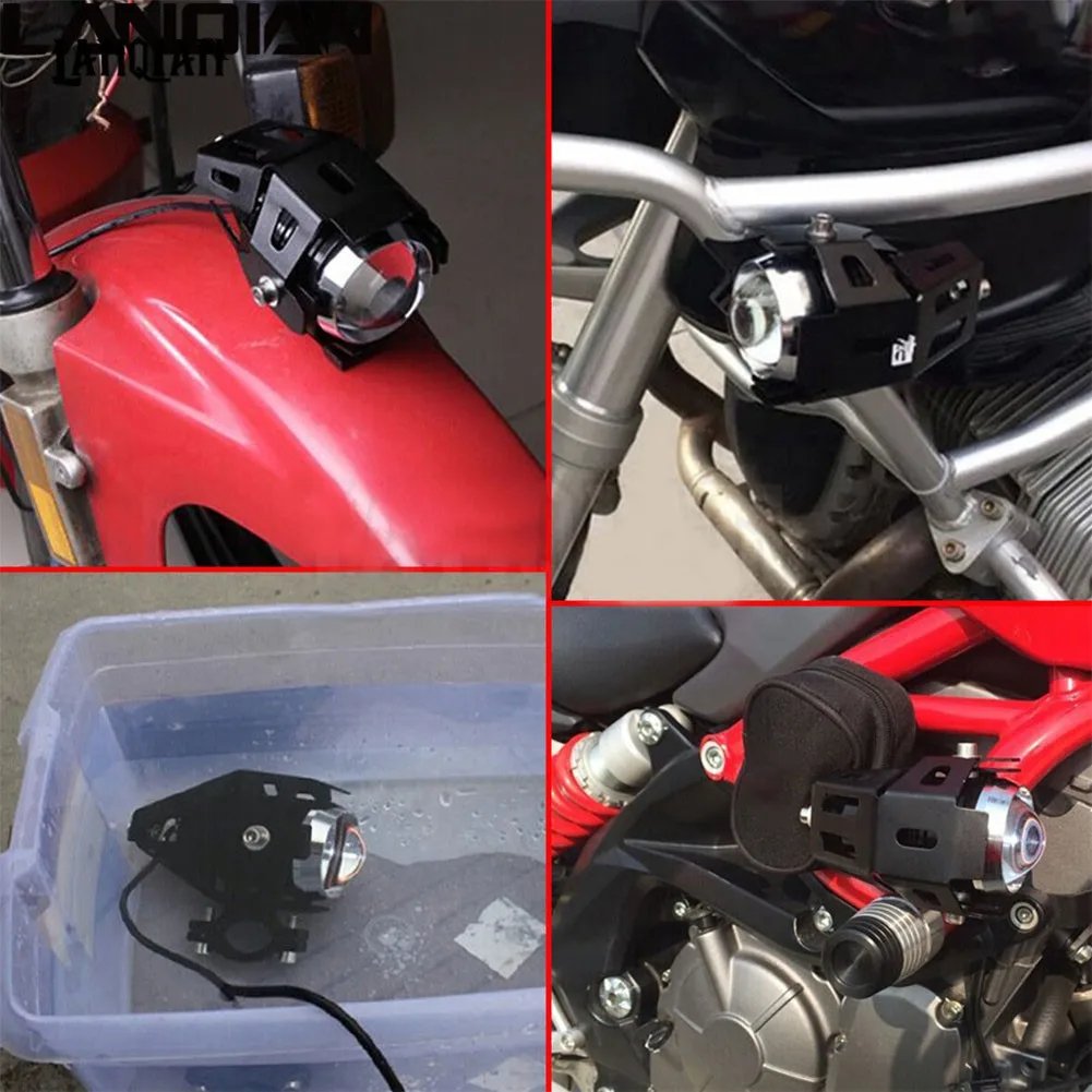 

Мотоциклетная светодиодная фара U5, фасветильник дальнего света для BMW R1200RT S1000R, сисветильник, секундный мягкий свет, три неисправных вспышки