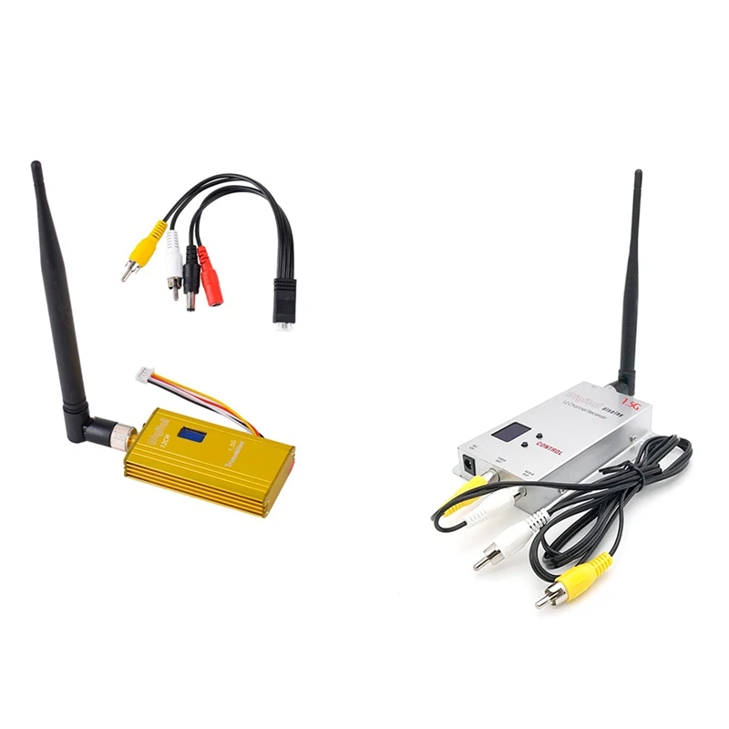 FPV 1.5G 1500Mw VTX+VRX Kit 12CH 1.4G/1.5G/1.6G Video Transmitter Receiver For Long Range Drone