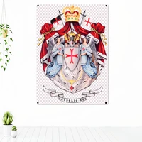 christ knights templar art banners vintage medieval warrior crusader posters wall art flags mural canvas painting home decor e5