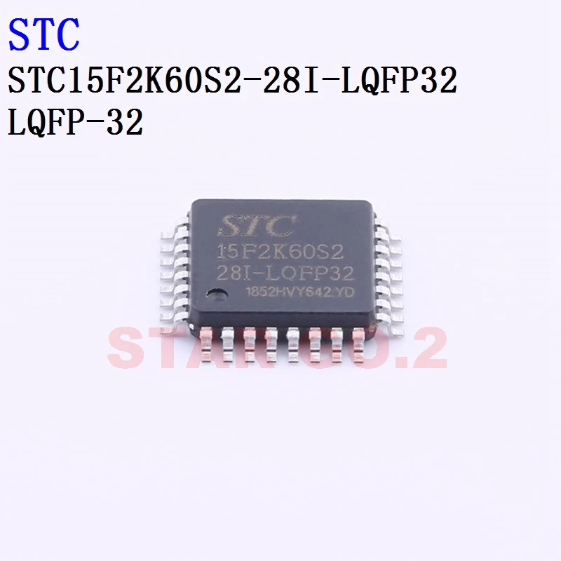 

2PCSx STC15F2K60S2-28I-LQFP32 LQFP44 PDIP40 SOP28 STC Microcontroller