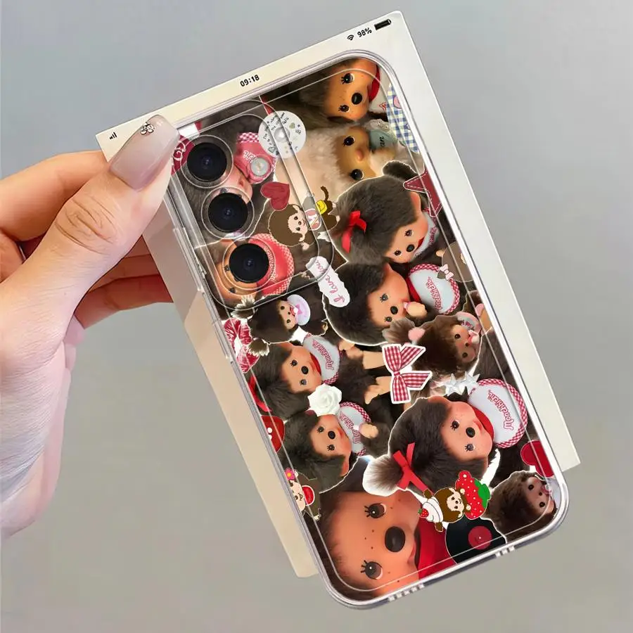 Фото Милый чехол для телефона M-Monchhichis для Samsung Galaxy A34 A35 A54 A15 A55 A23 A36 A13 A26 A24 A56 A50 A52 A31 A33 A52 A25 A51 №5