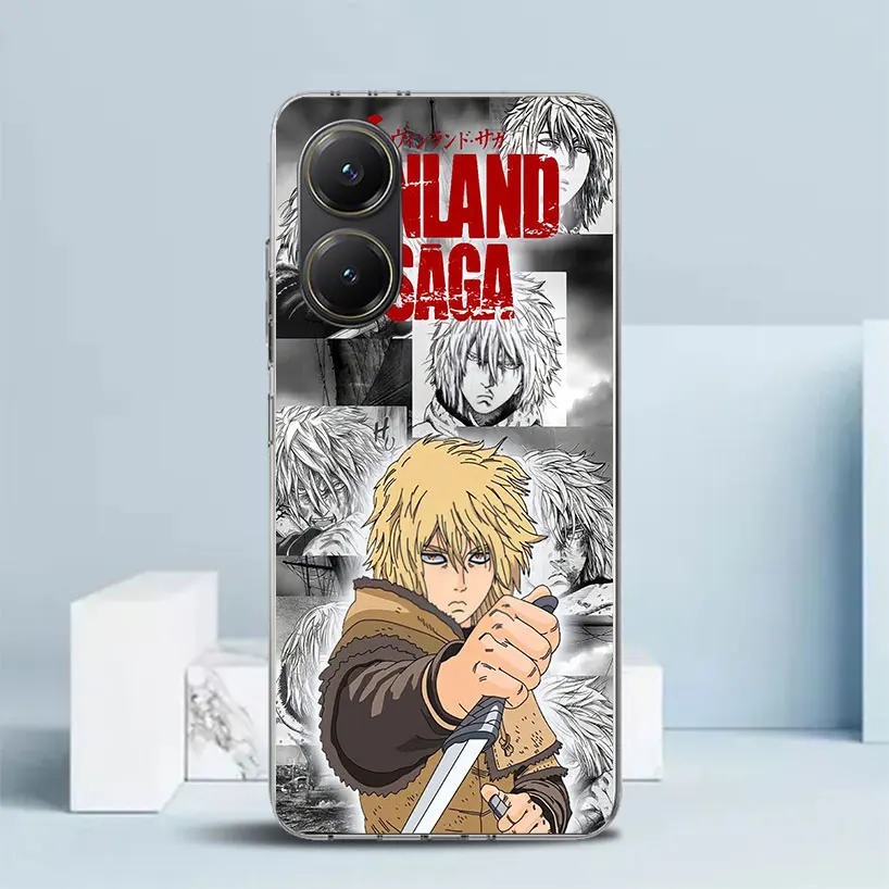 Мягкий чехол Vinland Saga для Xiaomi Poco M8 M7 X7 X6 X5 Pro F7, Redmi 15 15C 13 13C 12 12C 10 10C, с принтом, для Poco F7 U (art.: 3920d3338abb1) - 3920d3338abb1