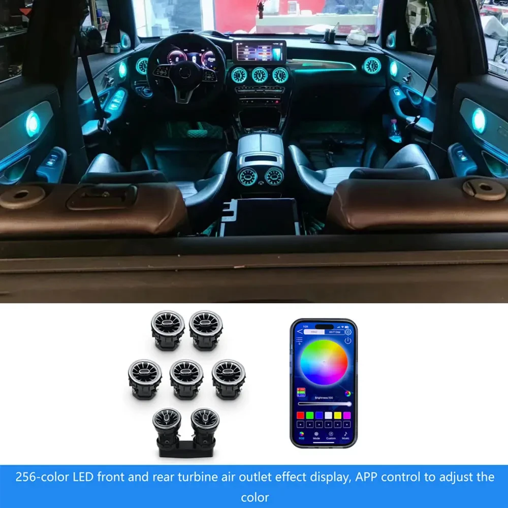 Вентиляционное отверстие для турбины декоративное окружающее пространство 64