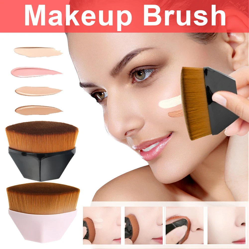 

Foundation Brush BB Cream Makeup Brushes Beauty Powder Face Blush Brushes Portable Large Cosmetics Soft Base Make Up